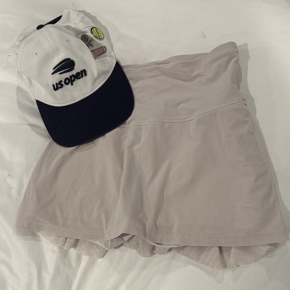 Women's silver gray skort